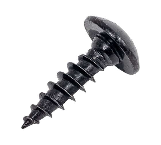 Изображение товара Саморез по дереву Левша с полукруглой головкой 5.5x20 мм, ТХ30, 14 шт., черный цинк У5-1505.Ч