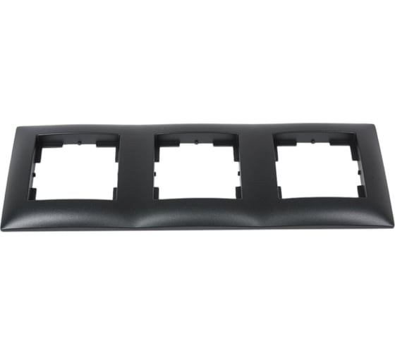 Изображение товара Трехместная рамка Кунцево-Электро "мария" мрфи11.12.00.00 антрацит 110046