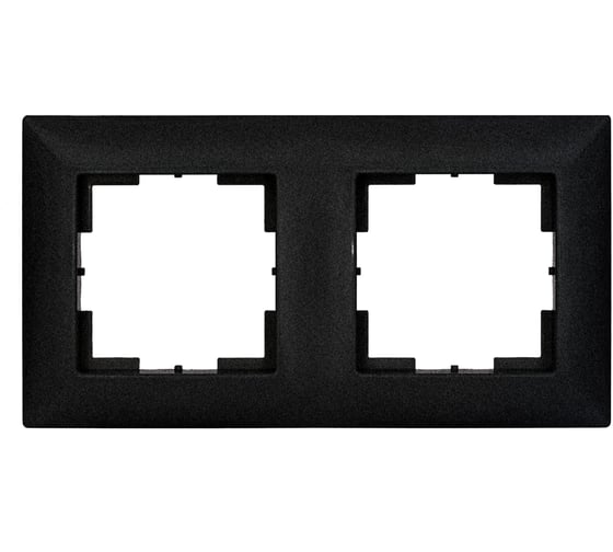 Изображение товара Двухместная рамка Кунцево-Электро "мария" мрфи11.11.00.00 антрацит 110044