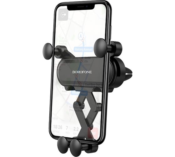 Изображение товара Держатель в автомобиль Borofone bh19 eddie гравитационный, в воздуховод, черный 0L-00051465
