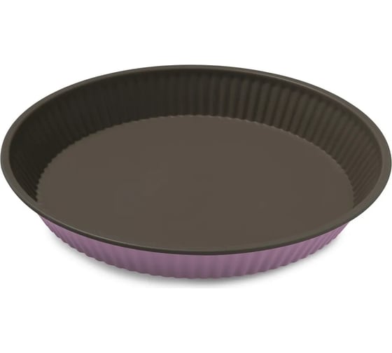 Изображение товара Круглая рифленая форма для выпечки GUARDINI Bon Ton сиреневая, 28 см 71028FPKLBHEE