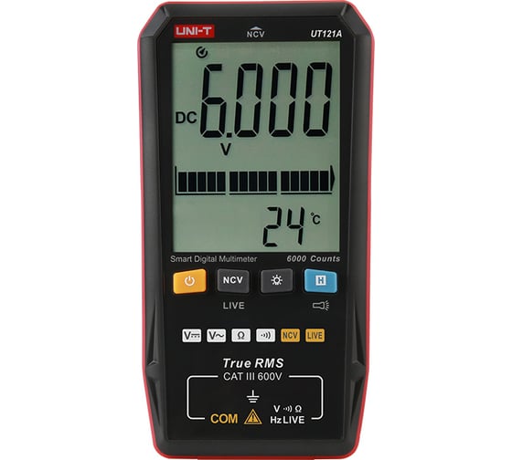 Изображение товара Цифровой карманный ультратонкий мультимер UNI-T UT121A автодиапазон 00-00012161 129236