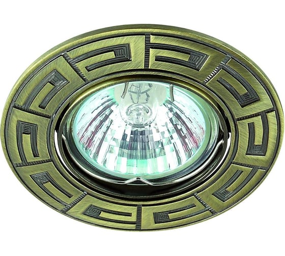 Изображение товара Встраиваемый спот POWERLIGHT 1хGU5,3x50W, бронза, L6092M 6092/1-4BZ