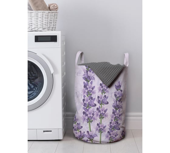 Изображение товара Корзина для белья в ванную, органайзер для хранения вещей JOYARTY Цветочный винтаж 50x35 см gaba_423825_M