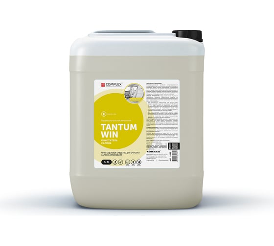 Изображение товара Средство очиститель для химчистки стойких загрязнений интерьера салона автомобиля Complex концентрат tantum win 5л 11685