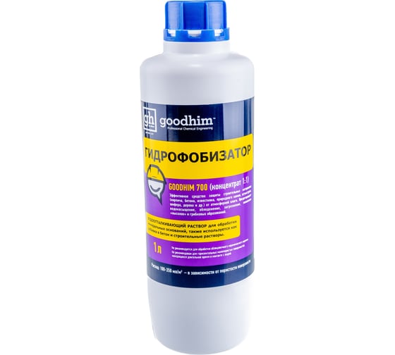 Изображение товара Гидрофобизатор Goodhim на водной основе 700 - 1л Концентрат 1:1 61668