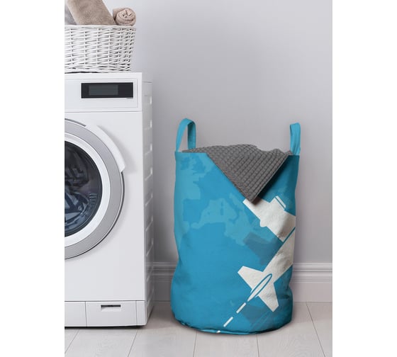 Изображение товара Корзина для белья в ванную, органайзер для хранения вещей JOYARTY Полет в небе 50x35 см gaba_423736_M