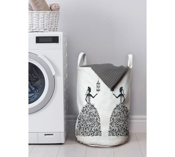 Изображение товара Корзина для белья в ванную, органайзер для хранения вещей JOYARTY Принцесса 50x35 см gaba_425005_M