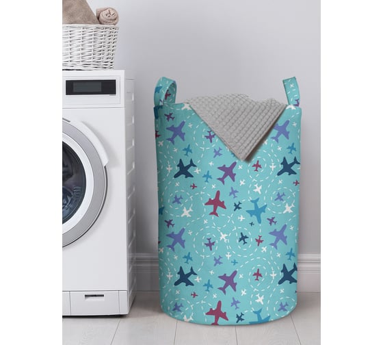 Изображение товара Корзина для белья в ванную, органайзер для хранения вещей JOYARTY Бесконечный полет 60x40 см gaba_152805_L