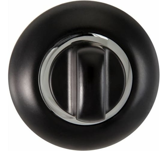 Изображение товара Завертка к ручкам BIG Ренц чёрный / хром блестящий INBK 08 B/CP