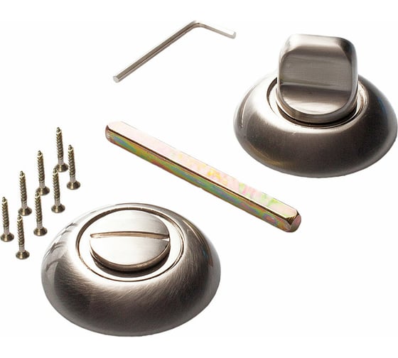 Изображение товара Завертка к ручкам Ренц никель матовый / никель блестящий INBK 08 SN/NP