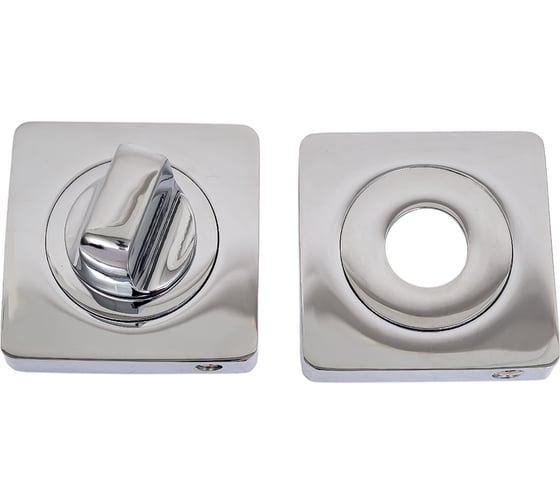 Изображение товара Квадратная завертка к ручкам Ренц хром блестящий INBK 02 CP