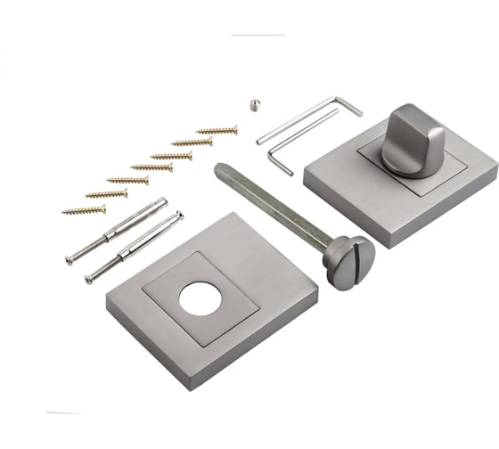 Изображение товара Квадратная завертка к ручкам Ренц никель суперматовый INBK 12 MSN