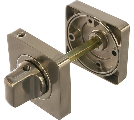 Изображение товара Квадратная завертка к ручкам Ренц никель матовый / никель блестящий INBK 02 SN/NP