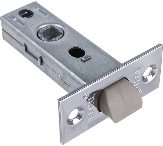 Изображение товара Межкомнатная защелка Ренц с полиамидным язычком, хром блестящий INL 5-45 plastic С