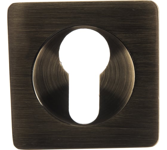 Изображение товара Квадратная накладка Ренц на цилиндр, бронза античная INET 02 AB