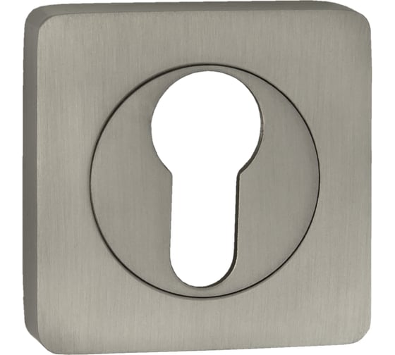 Изображение товара Квадратная накладка Ренц на цилиндр, никель суперматовый INET 02 MSN