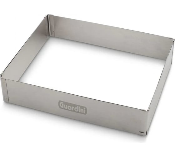 Изображение товара Раздвижное кольцо для выпечки GUARDINI Cake Design Gadgets прямоугольное, 18x27.5 - 33x52.5 см 15690R