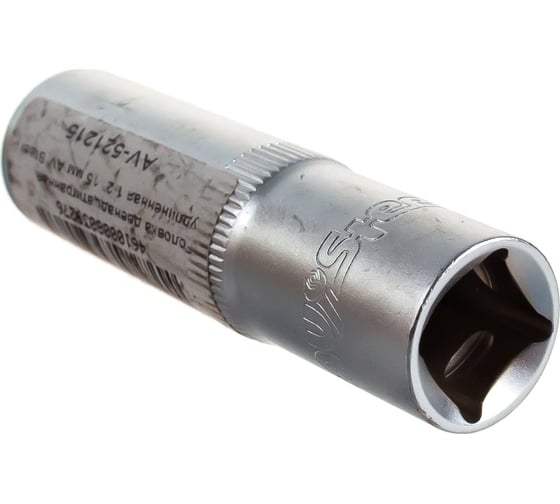 Изображение товара Головка торцевая двенадцатигранная удлиненная AV Steel (15 мм; 1/2)  AV-521215