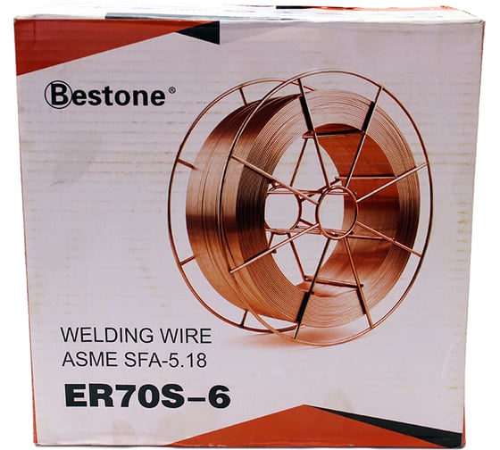 Изображение товара Проволока омедненная ER70S-6 0.8 мм, 1 кг Дока DK.5210.12472