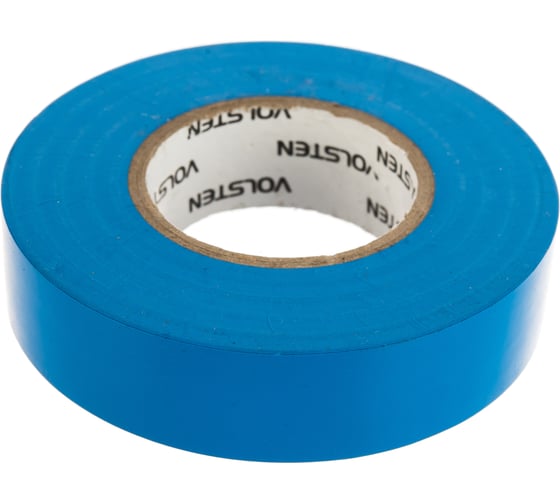 Изображение товара Изолента Volsten V02-7S-18х19-20 0,18х19 мм, синяя, 20 метров 9788