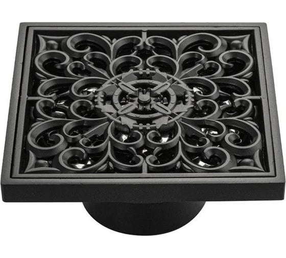 Изображение товара Трап Санакс с декором чёрного цвета, вертикальный 10см х10см 00032