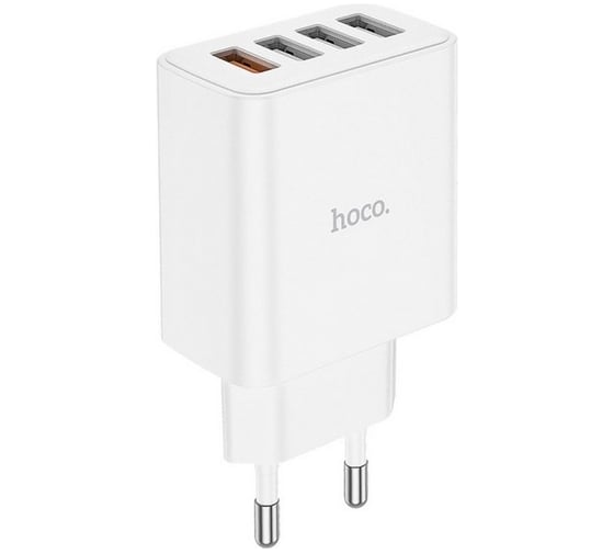 Изображение товара Сзу Hoco c102a fuerza 4xusb, 3а, 18w, qc3.0 (белый) 0L-00057572