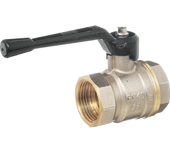 Изображение товара Шаровой кран БАЗ 11Б27п1 DN20 вр/вр рычаг никель PN40 серия Standart БАЗ.А30.0.20.НГ.40.Н