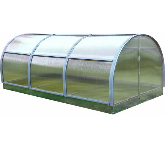 Изображение товара Парник ТМК Удача 1.5 м х 3 м х высота 1.18 м, с оцинкованной грядкой, поликарбонат 3,7 мм 348-334