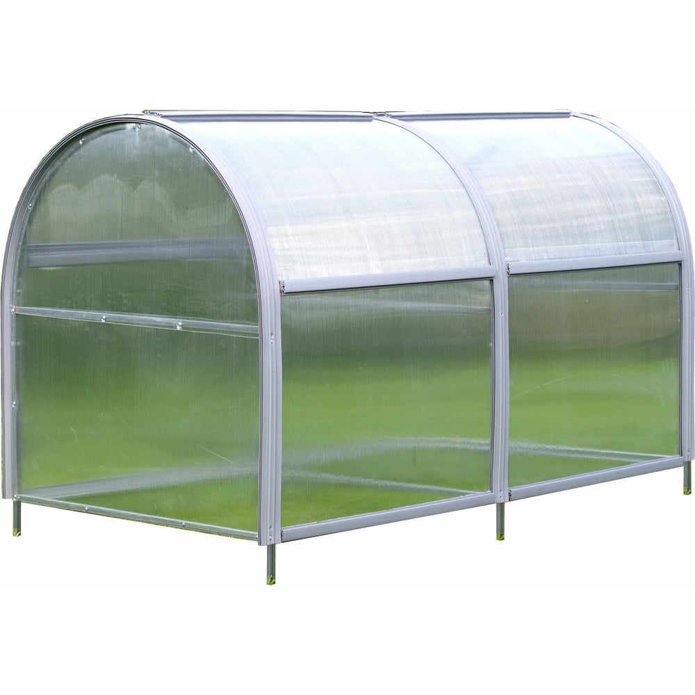 Изображение товара Парник ТМК Удача 1 м х 2 м х высота 1.3 м из поликарбоната прочная и удобная теплица