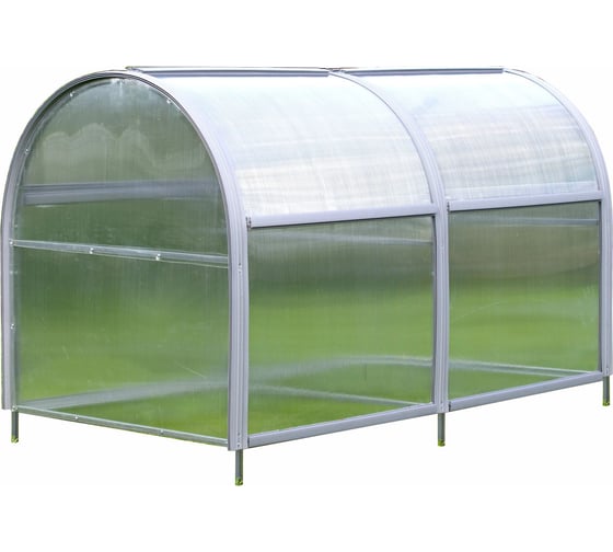 Изображение товара Парник ТМК Удача 1 м х 2 м х высота 1.3 м, без грядки, поликарбонат 3,7 мм 348-396