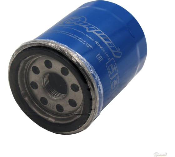 Изображение товара Фильтр масляный для а/м Citroen/Mitsubishi/Fiat/Honda/Ford/Chery/Mazda Riginal RGW610/3