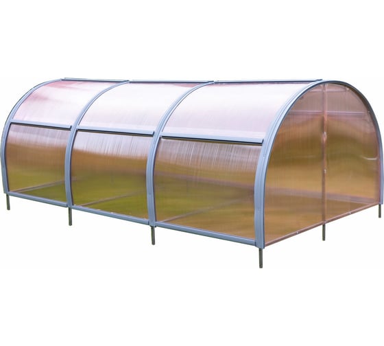 Изображение товара Парник ТМК Удача, 1.5 м х 3 м х высота 1.18 м, поликарбонат NANO 4 мм, без грядки 348-464
