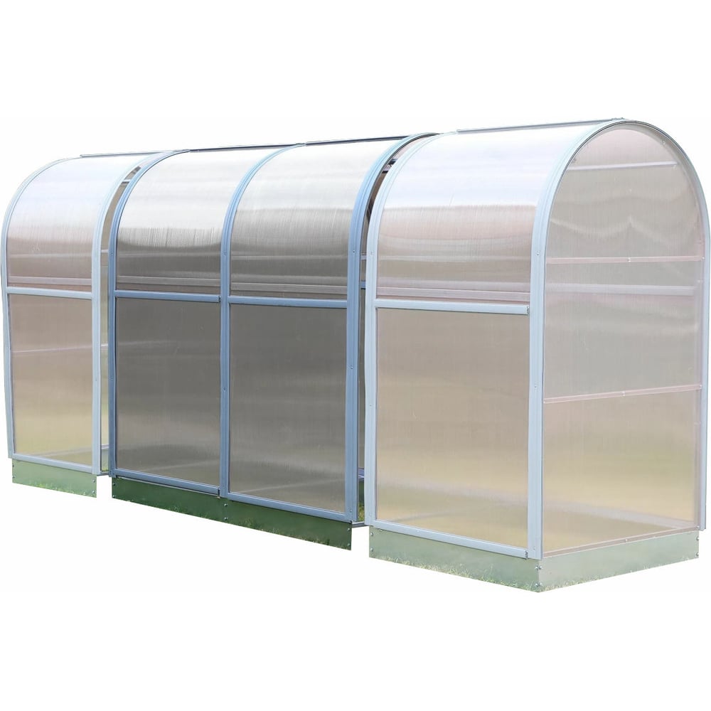 Изображение товара Удлинение к парнику TMK Удача плюс 2 м с поликарбонатом и оцинкованной грядкой