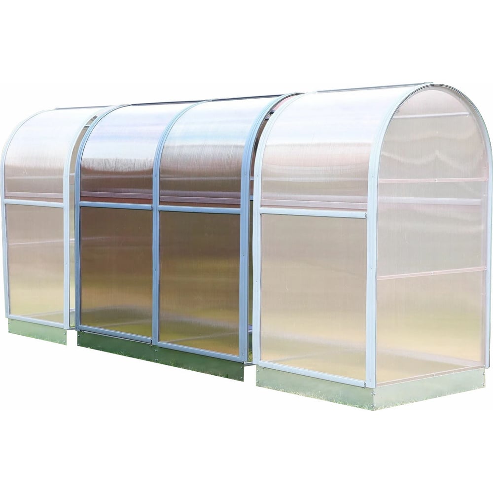 Изображение товара Удлинение к парнику TMK Удача плюс 2 м с оцинкованной грядкой и поликарбонатом 4 мм