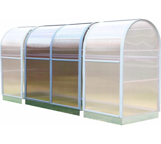 Изображение товара Удлинение к парнику TMK Удача плюс 2 м 1.0 с оцинкованной грядкой, поликарбонат НАНО 4 мм 133-798