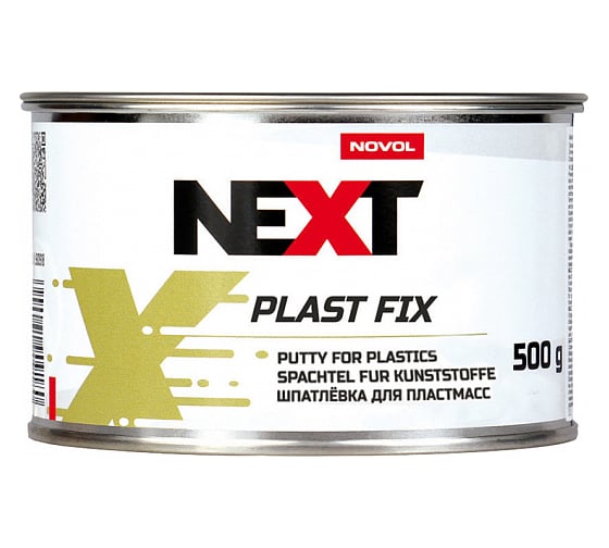 Изображение товара Шпатлевка для пластика NOVOL next plast fix 0,5 кг 90940