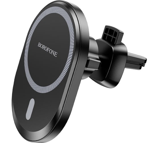 Изображение товара Держатель в автомобиль Borofone с бзу bh201 magnetic магнитный, в воздуховод, 15w черный 0L-00057517