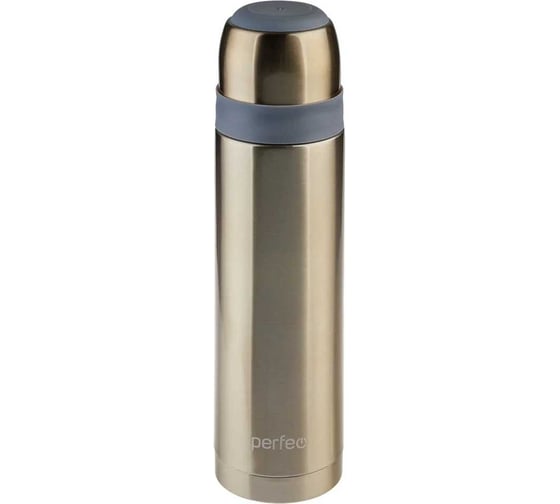 Изображение товара Термос для напитков с пробкой-кнопкой Perfeo 0.5 л, медь 30017319