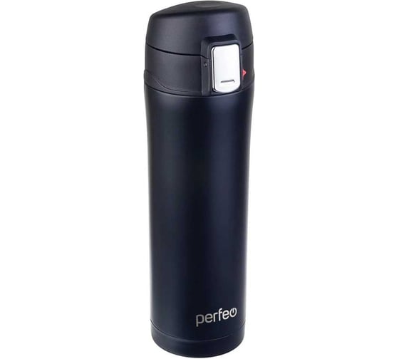 Изображение товара Термос для напитков с крышкой-поилкой Perfeo 0.5 л, черный 30017311