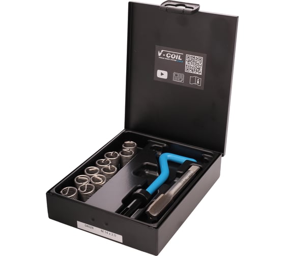 Изображение товара Набор для восстановления резьбы VOLKEL М14x2.0 12 предметов V-Coil V04028