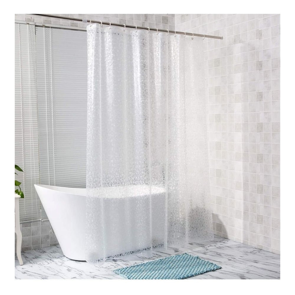 Изображение товара Штора для ванной комнаты Ridberg 180x200 см прозрачная квадрат