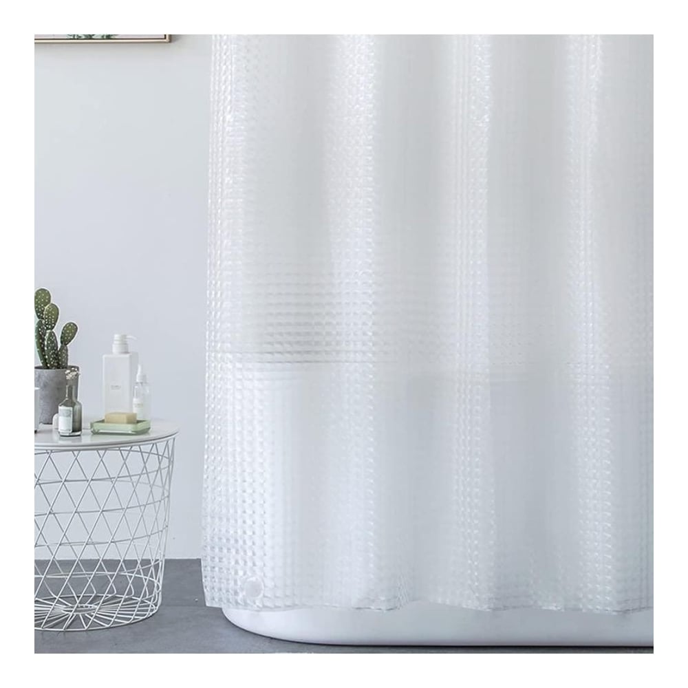 Изображение товара Штора для ванной комнаты Ridberg 180x200 см прозрачная квадрат 1211335