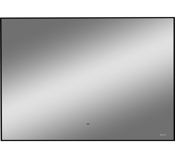 Изображение товара Зеркало BOND прямоугольное Loft 100x80см с подсветкой и черным обрамлением Cube M36ZE-10080