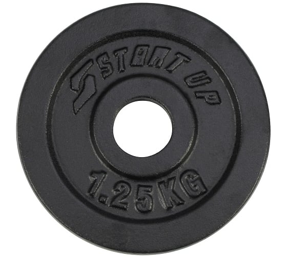 Изображение товара Окрашенный диск Start Up hd3608 черный, д25.6мм, 1.25кг 4690222167177