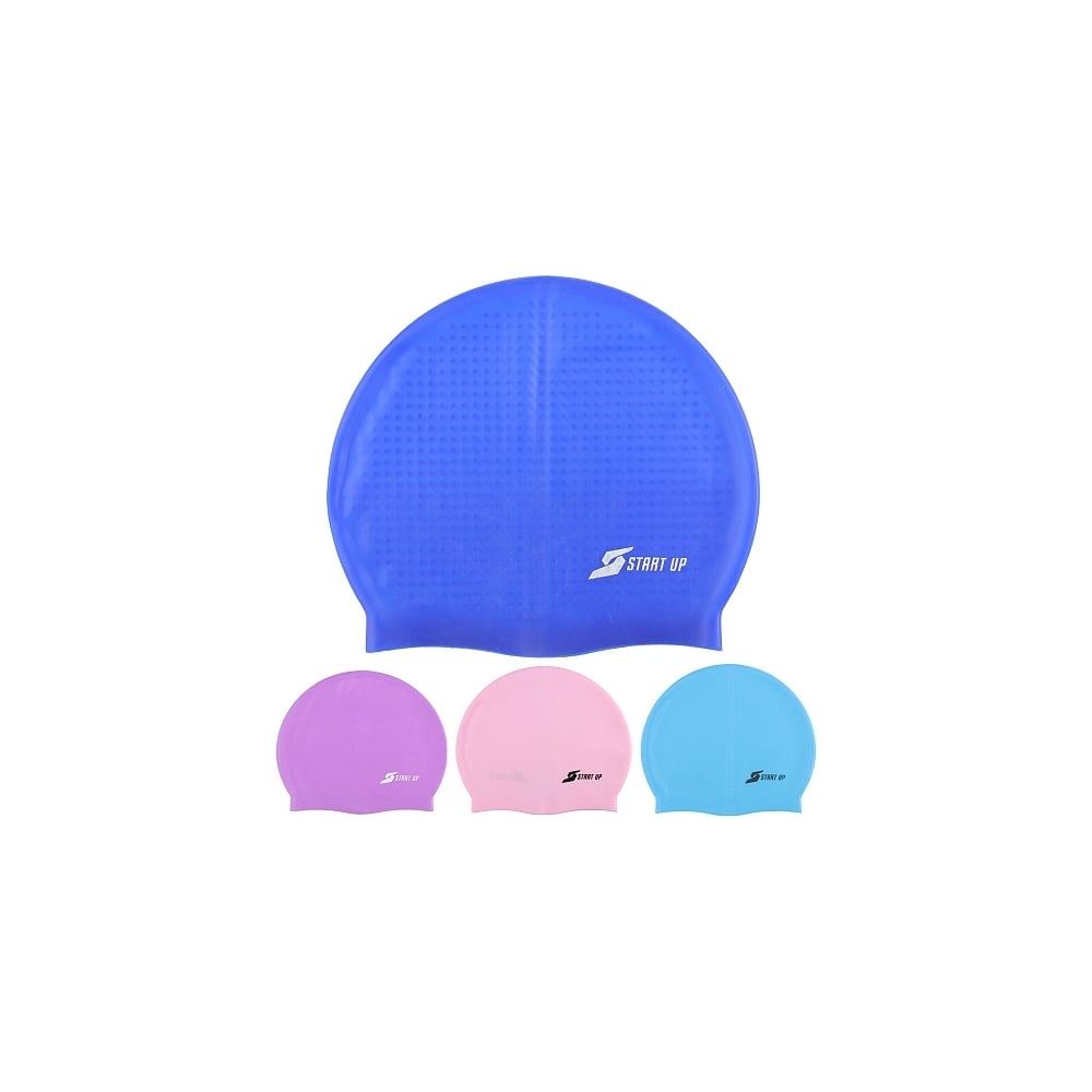 Изображение товара Шапочка для плавания Start Up силикон универсальная 54-57 см