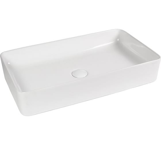 Изображение товара Раковина BOND накладная прямоугольная 62х36х11см белая S54-620