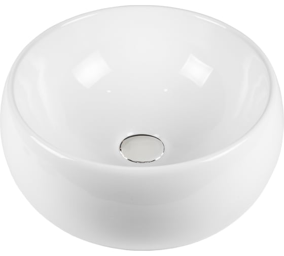 Изображение товара Раковина BOND накладная круглая 40х40х15,5см белая S52-390