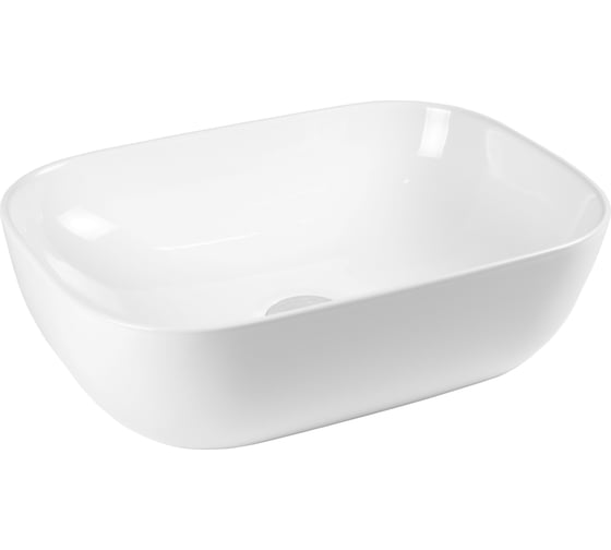 Изображение товара Раковина BOND накладная прямоугольная 45,5х32,5х13,5см белая S54-450