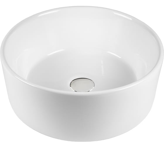 Изображение товара Раковина BOND накладная круглая 39х39х15см белая S53-390